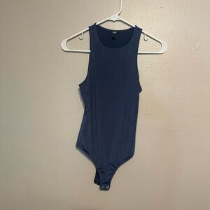 Express Midnight Blue Body Contour Body Suit